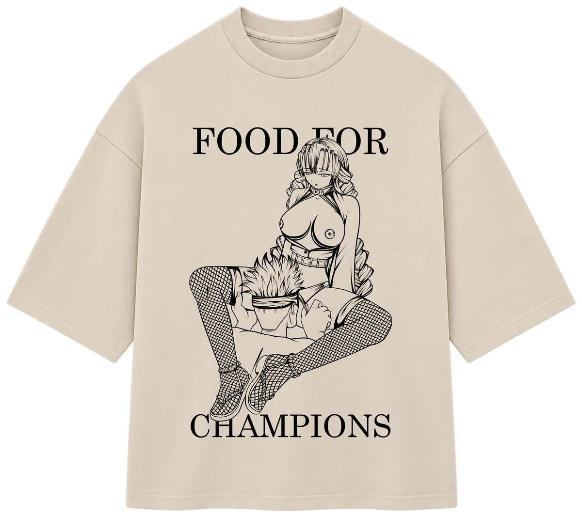 T-Shirt / Food for champions 18+ /