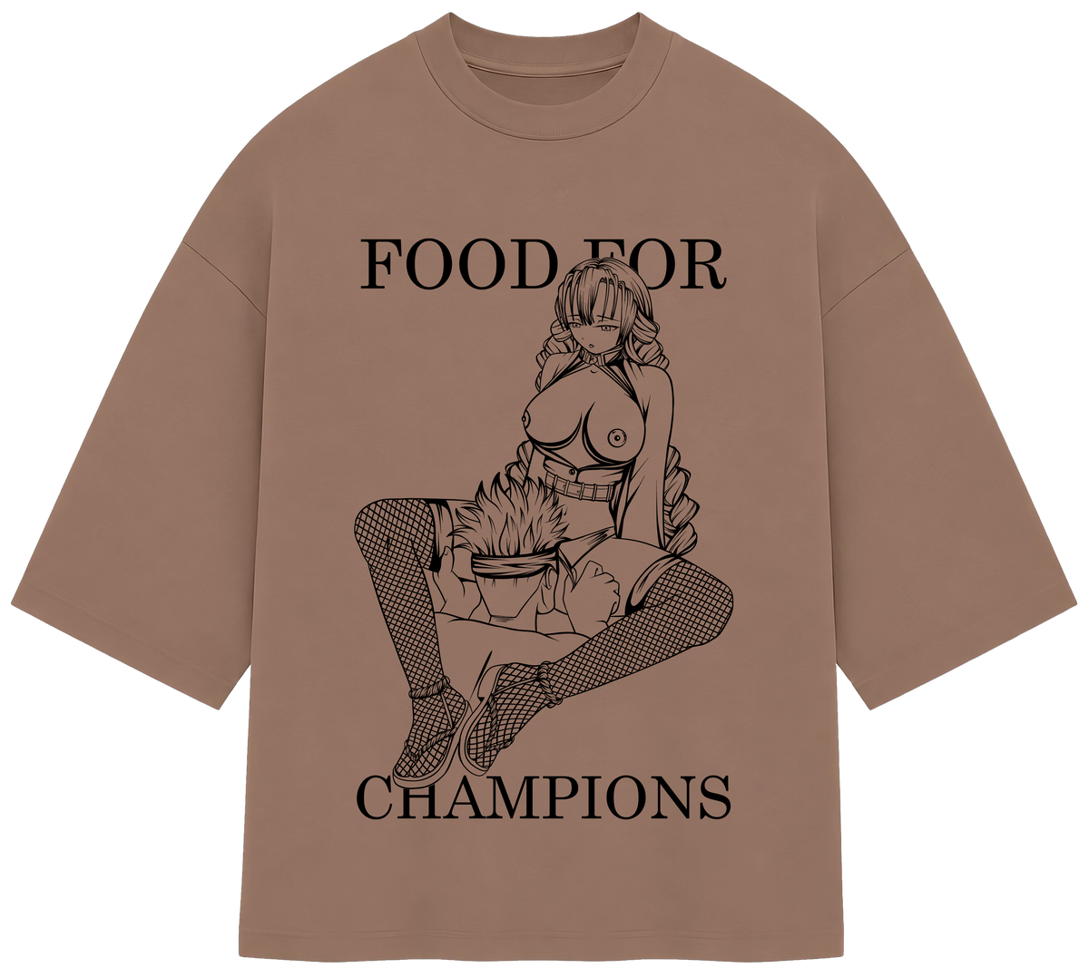T-Shirt / Food for champions 18+ /